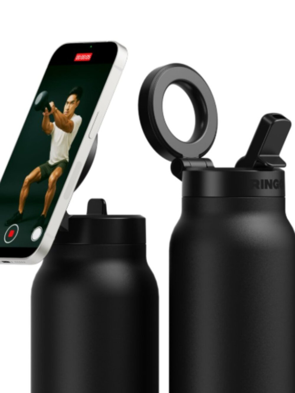 Ringo Pro magnetic water bottle - Regular 24oz, Black - NEW in box